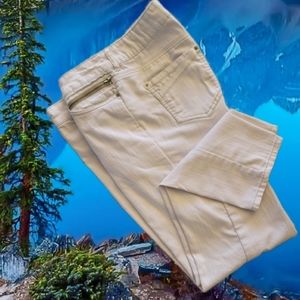 CHICO'S SO SLIMMING Beige Natural Jeans Size 1.5 (10 / 12) L Excellent Condition